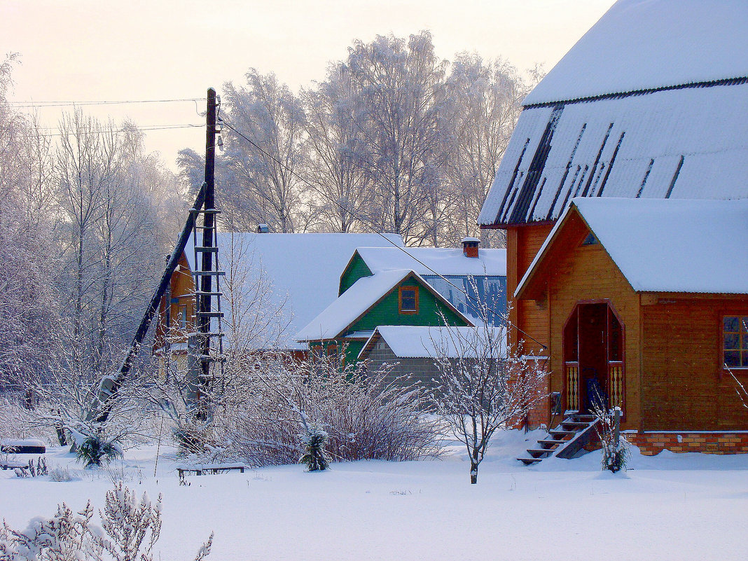 Зима в деревне - Елена Солнечная
