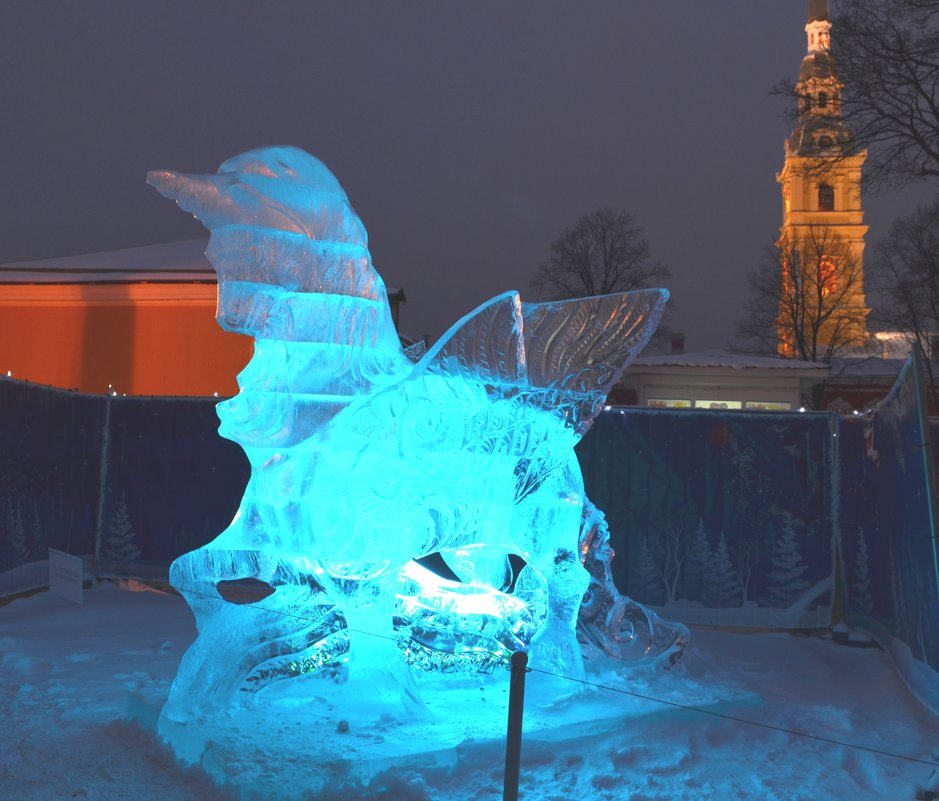 Фестиваль Ледяных скульптур   2015 - Таня Фиалка