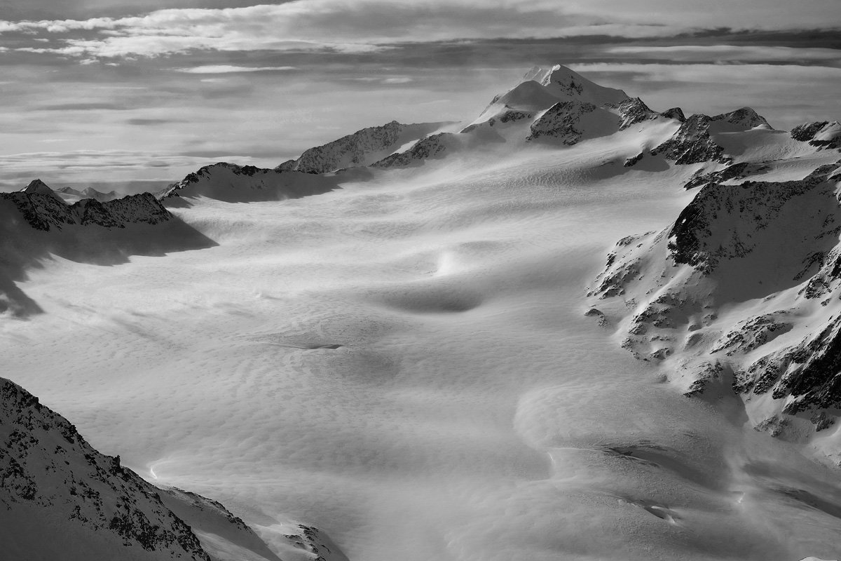 Реттенбах — ледник в Зёльден Австрии. - Надежда Ситникова