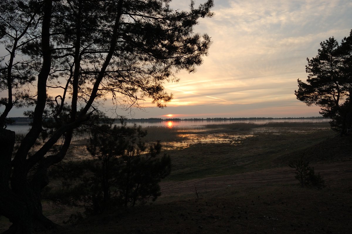 Закат Солнца над Чудским озером - Алексей К