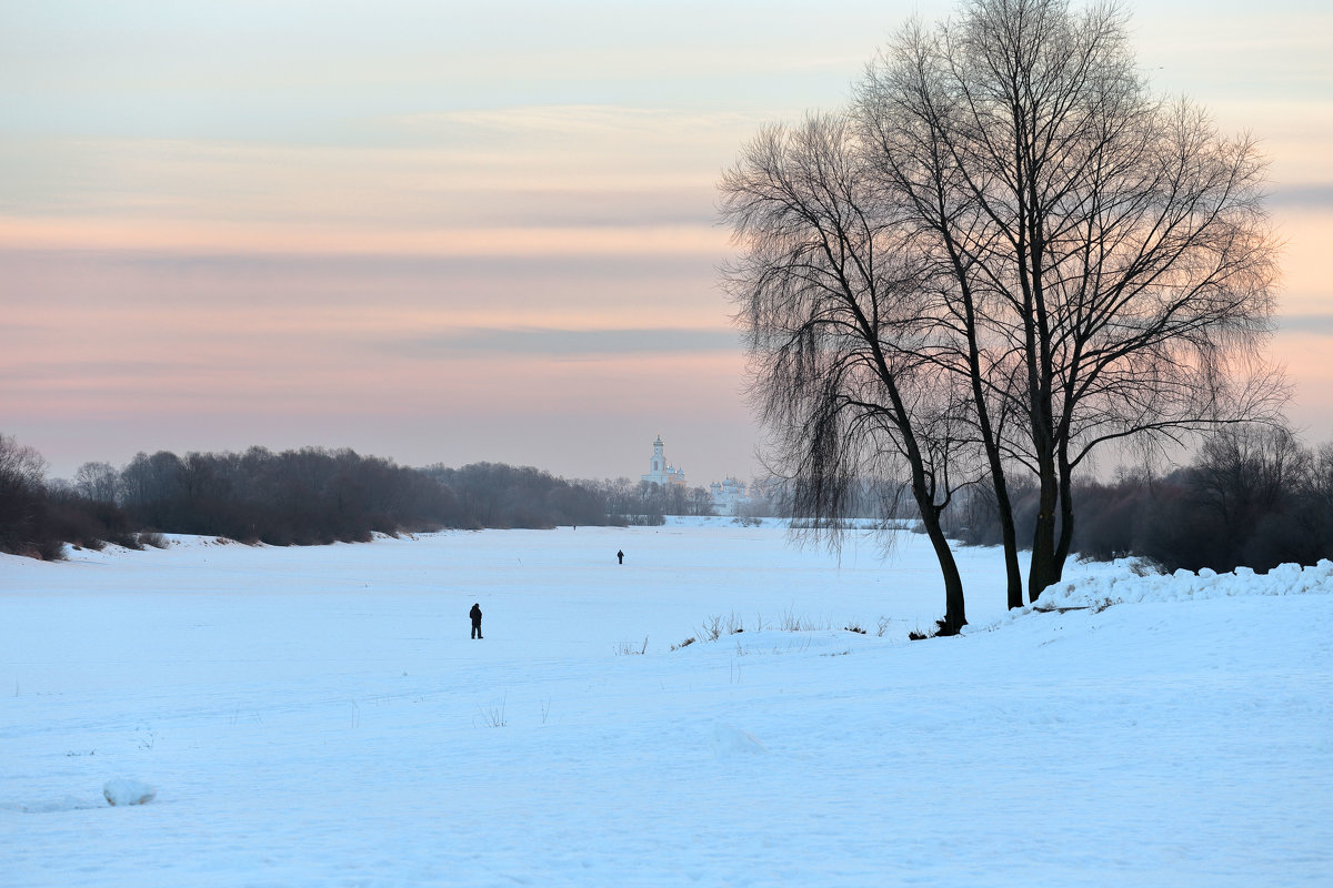 Зимние закаты и лыжные прогулки - Евгений Никифоров