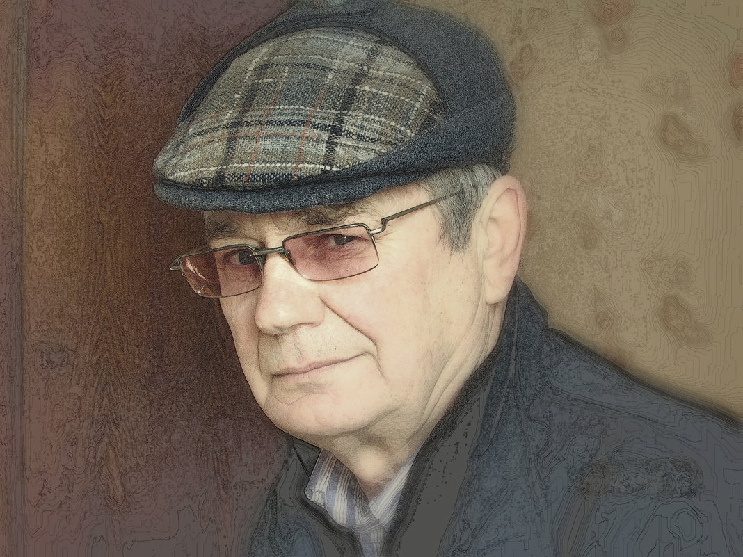Карандашный портрет - Сергей Георгиевич Мещеряков