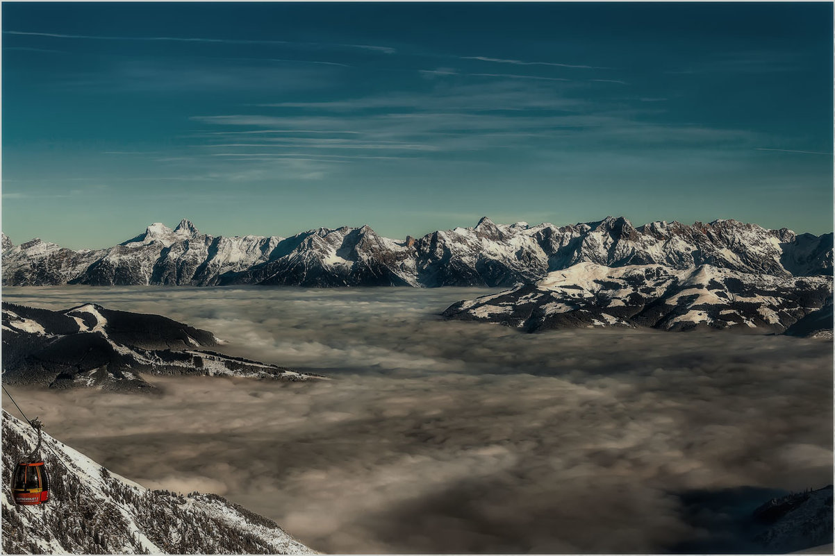 Высоко...Альпы, Австрия.. .ледник Китцштайнхорн - Капрун. - Александр Вивчарик