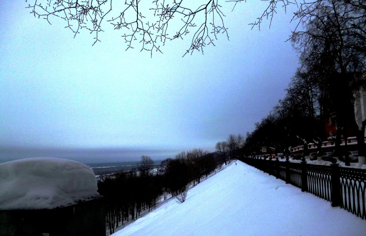 Нижегородский Откос в декабре - Mary Коллар