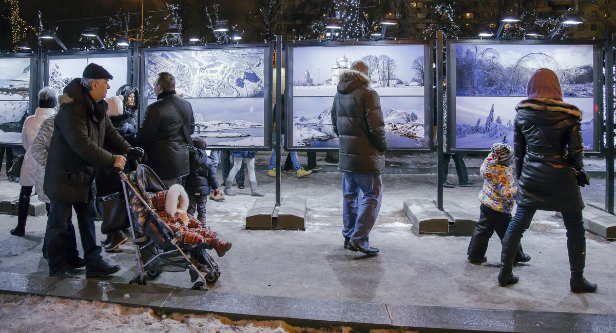 Зимой о зиме. Выставка на Тверском бульваре - Алексей Окунеев