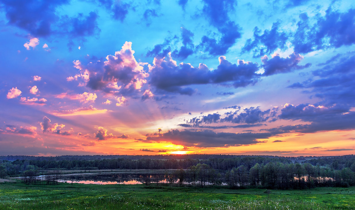 Закат над озером - Николай Андреев