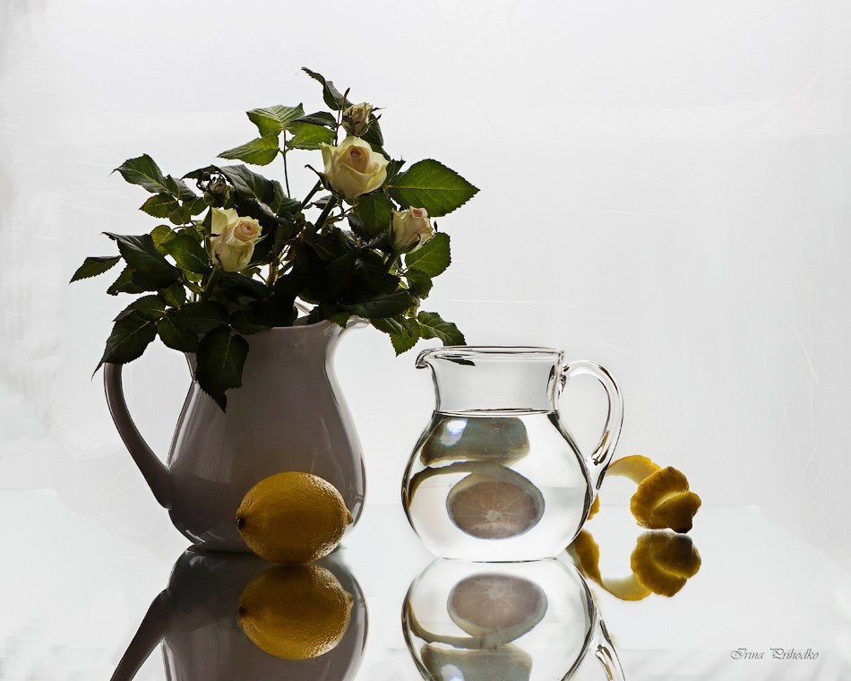 Отражение лимона и розы - Ирина Приходько