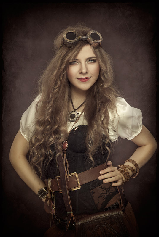 Steampunk models. - Elena Klimova