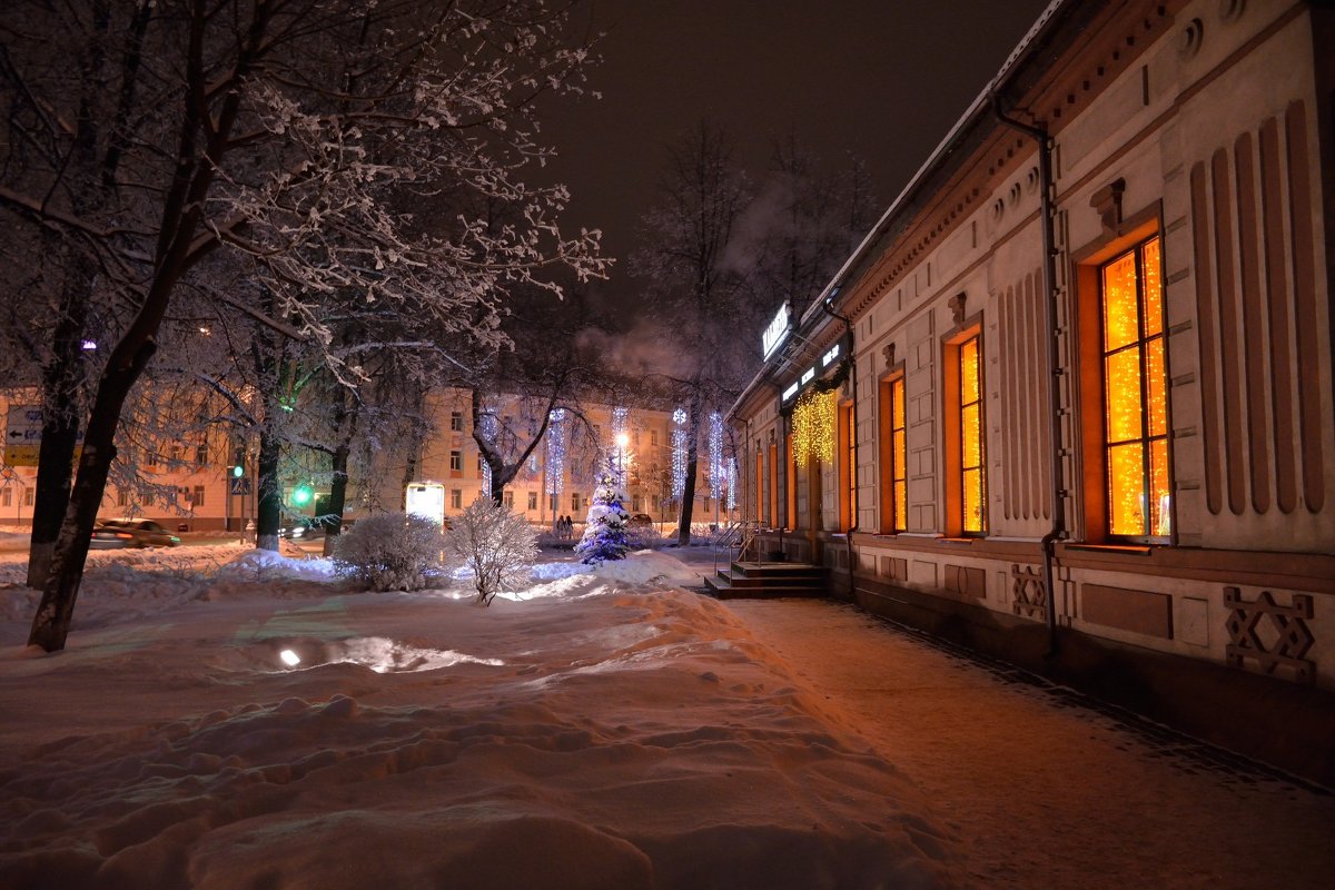 Зима на улицах Великий Новгород