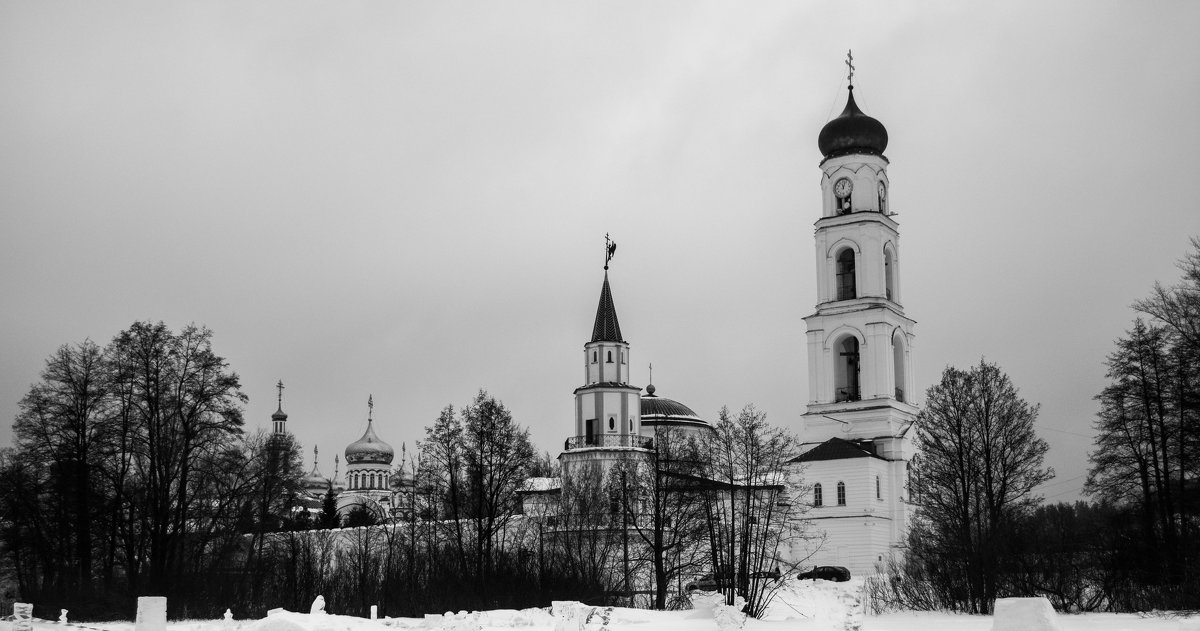 monastery bw - Дмитрий Чулков