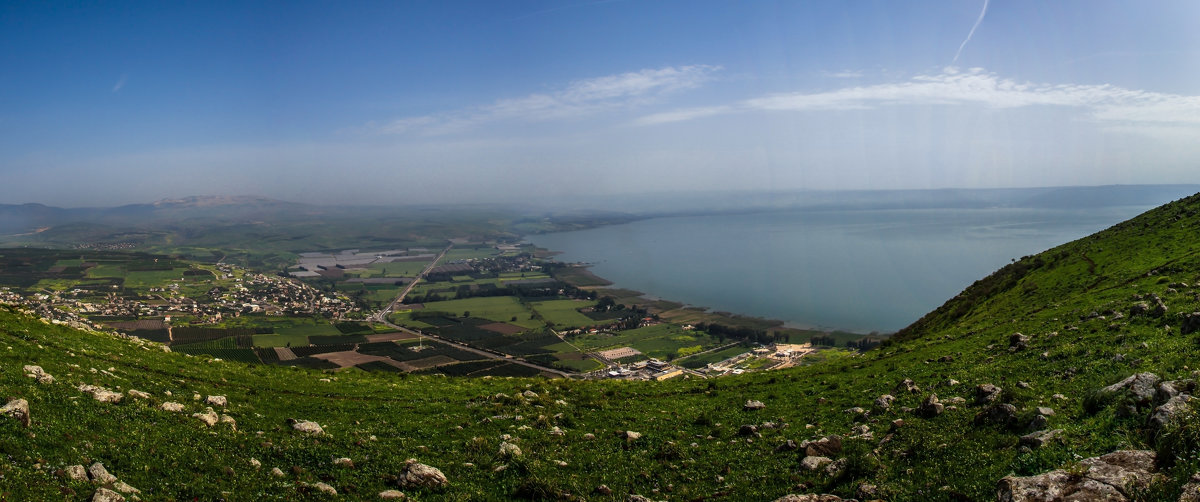 Панорама Галилеи и озера Кинерет - Леонид Лившиц
