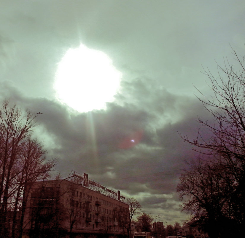 Солнечное затмение в Петербурге - Алла Aпшиник