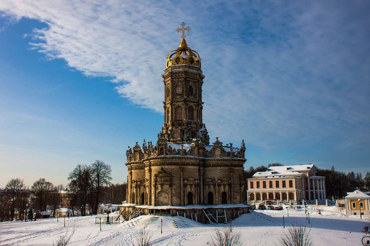 Храм в Дубровицах в морозный зимний день - Артём Тараненко