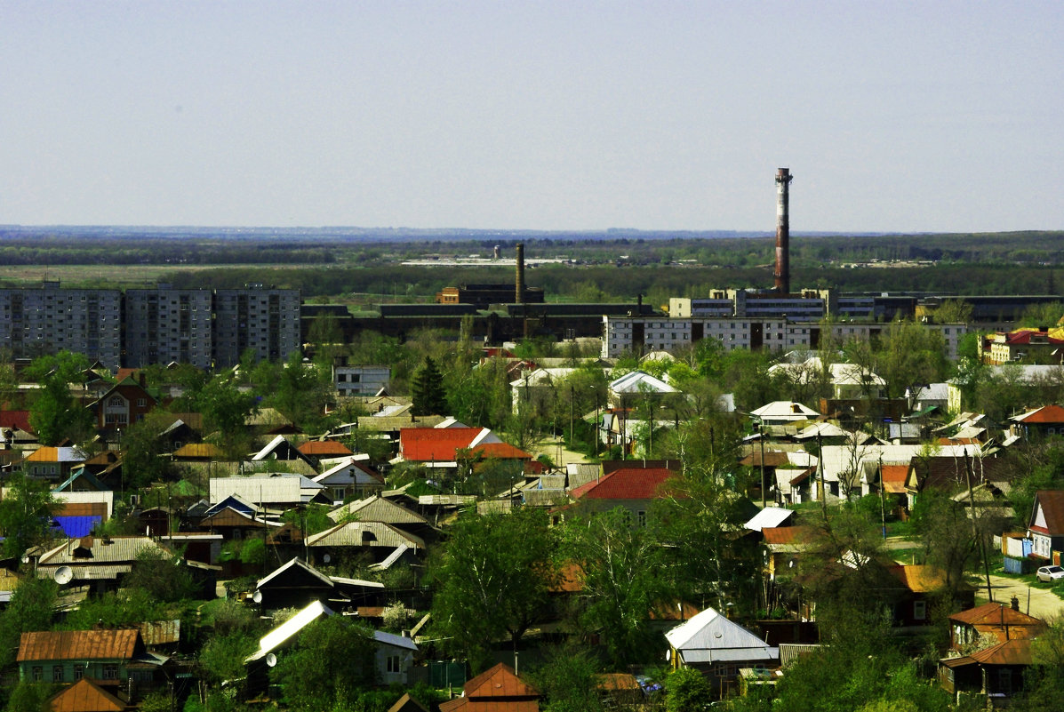 Русский город Сердобск сверху - Юрий Рачек
