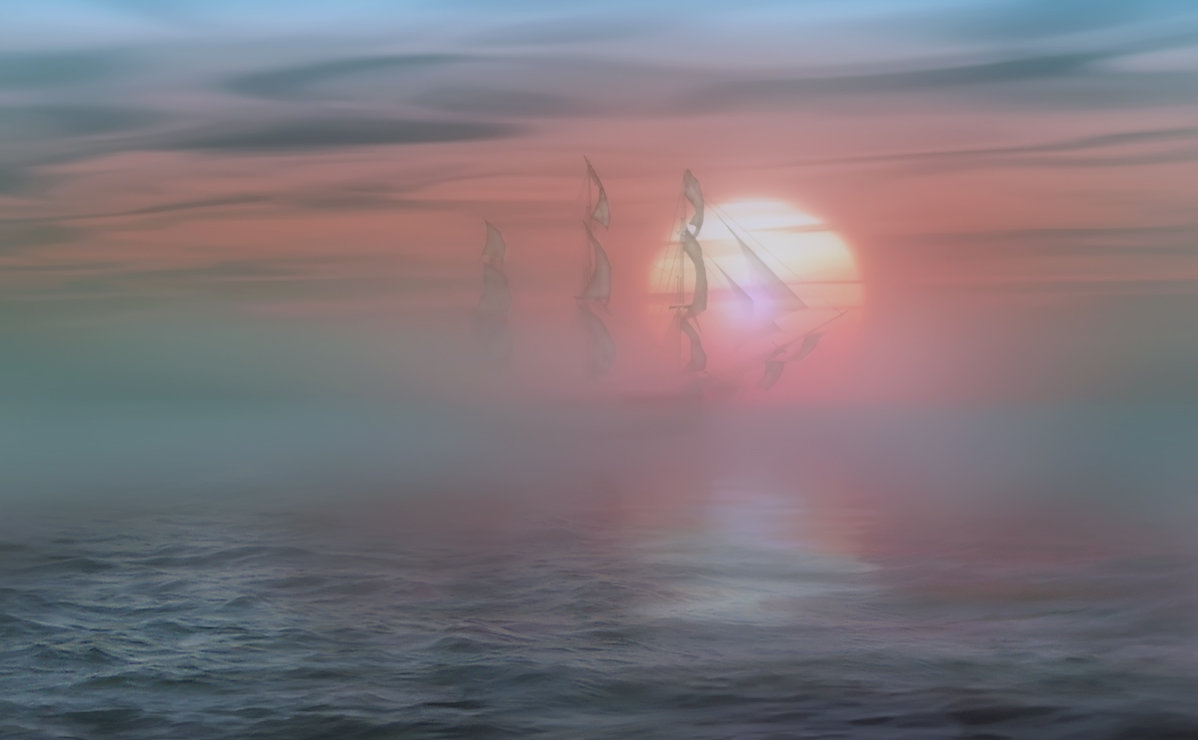 В тумане моря голубом... - Иван Солонинка