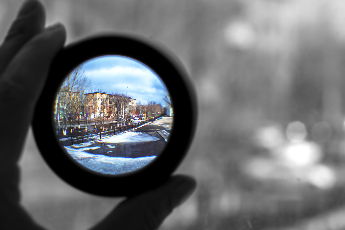 Вид из окна через линзу - Айнагуль Бекебаева