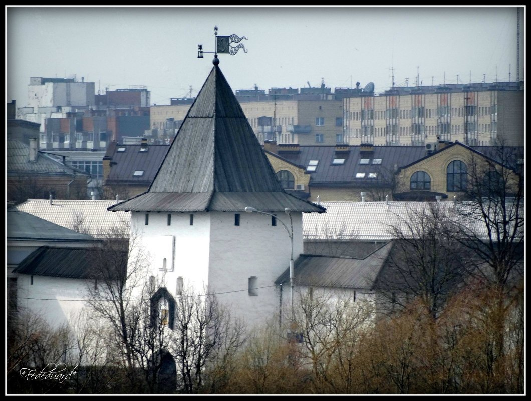 Вид на Рыбницкую башню (Башню святых ворот) от Гремячей башни. - Fededuard Винтанюк