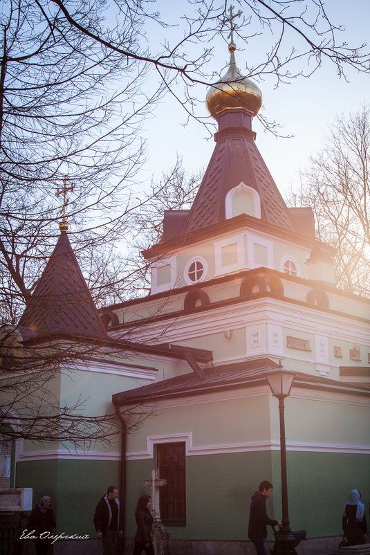 Ксения Петербургская часовня внутри