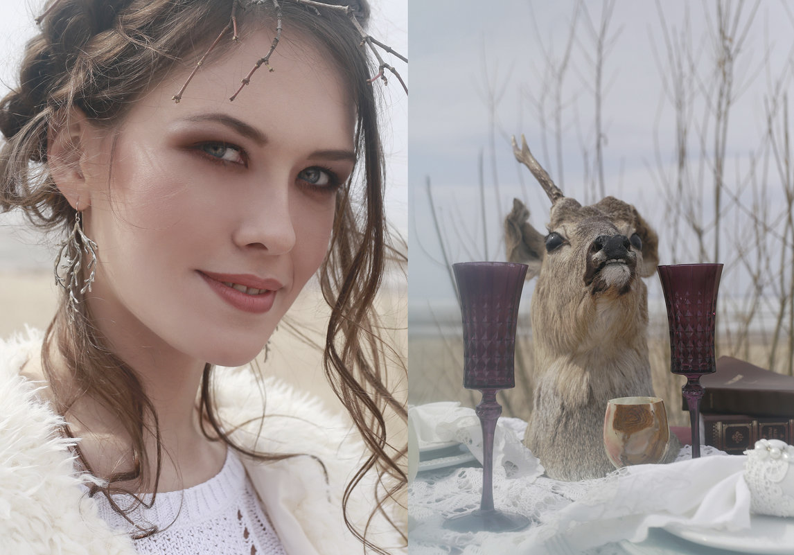 Deer wedding - Ольга Дитрих