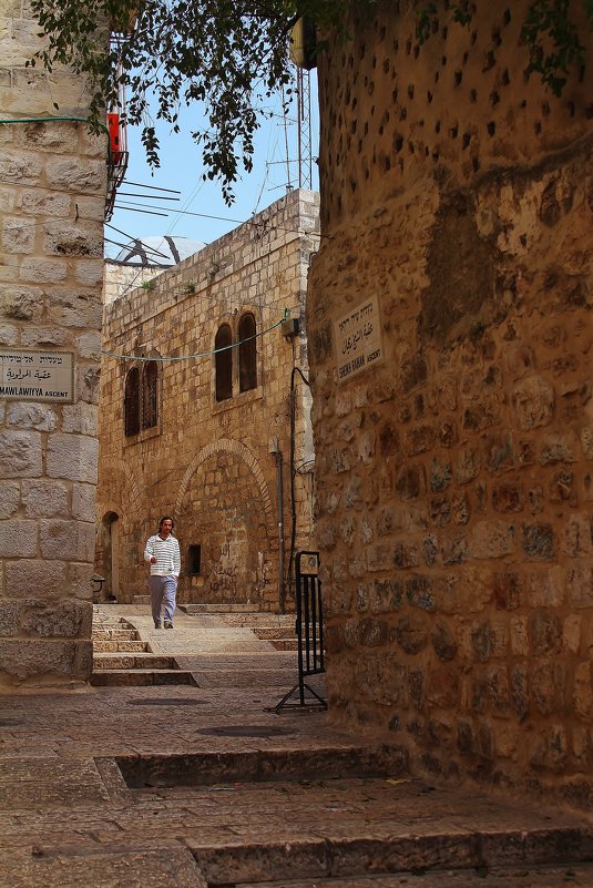 Улочка  Старого  Иерусалима... - Natalia 