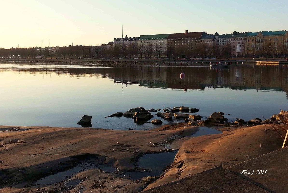 Вид с острова на Хельсинки - Ирья Раски