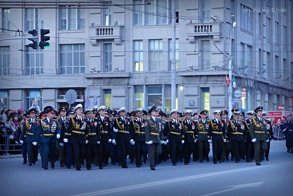 Репетиция Парада Победы - 2015 (Новосибирск) - Lady Etoile