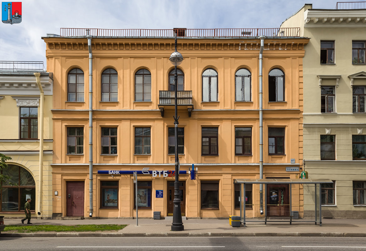 Кронштадт. Дом купца Сидорова. Проспект Ленина (Николаевский) (Господская  улица), 57 :: Алексей Шаповалов Стерх – Социальная сеть ФотоКто