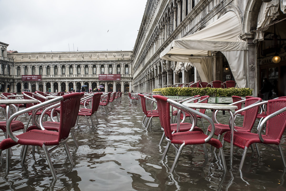 Венеция высокая вода 2014  Città di Venezia - Acqua alta a Venezia - Олег 