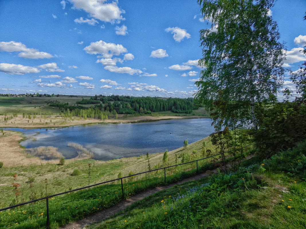 Городищенское озеро в Изборске - Nikolay Ya.......