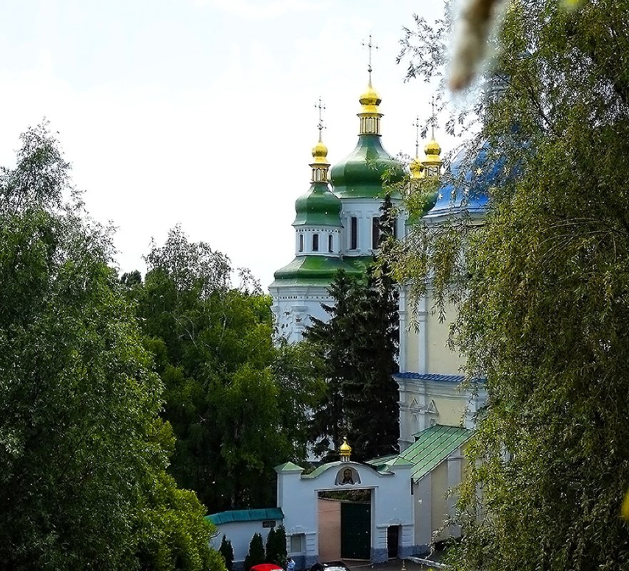 Главный вход в Выдубицкий монастырь - Владимир Бровко