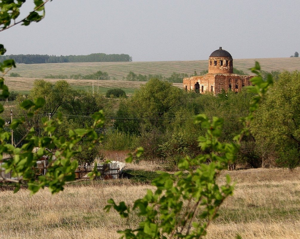 Пейзаж  с  разрушенным Храмом.... - Валерия  Полещикова 