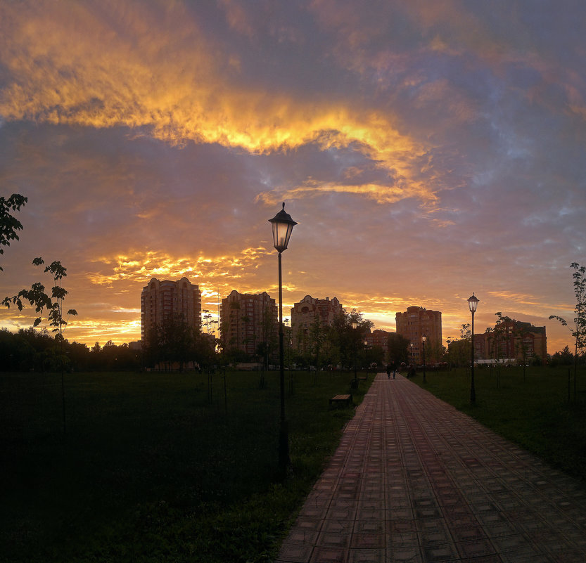 парк вечером - Marina Voronina (Platonova)