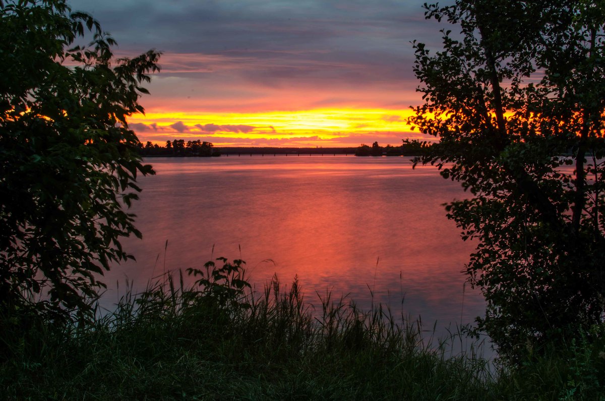 Закат на озере - Геннадий Хоркин