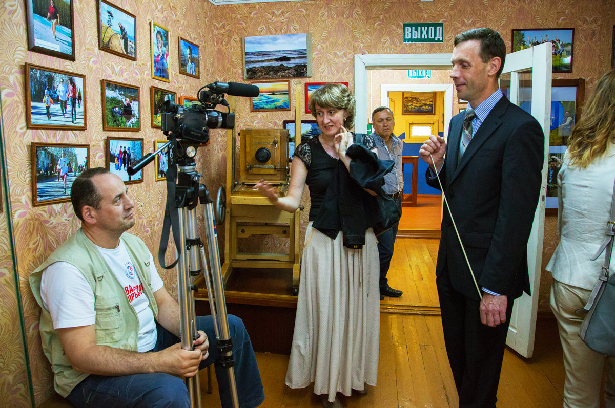 В районном музее - Валентин Кузьмин