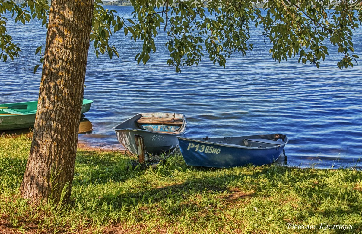 Лодки на озере Валдай - Вячеслав Касаткин