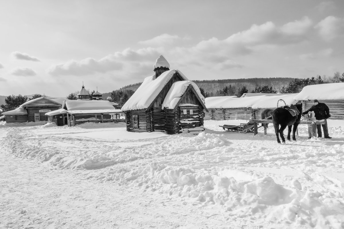 Зима в деревеньке - Boris Altynnikov