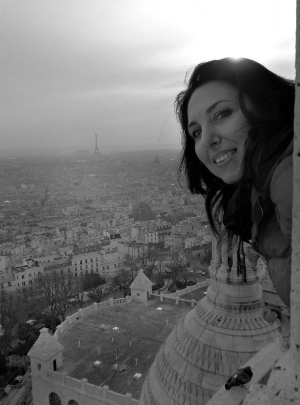 Я на куполе Сакре-Кёра.Париж - Galina Belugina