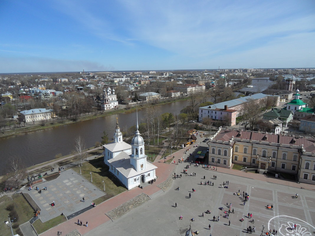 Вид с колокольни - церковь Ал.Невского, Кремлевская пл - Ирина Л