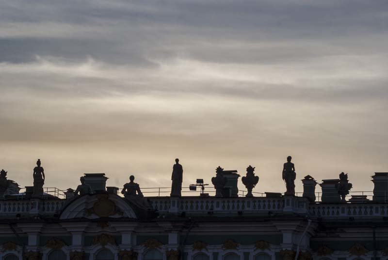 Крыша ночного Зимнего дворца - Сергей Sahoganin