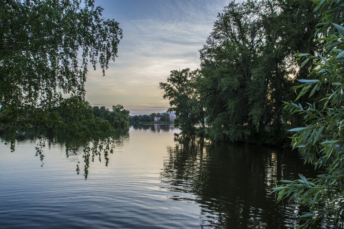 Evening on the pond - Dmitry Ozersky