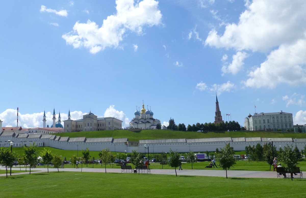 Вид на Казнский кремль - Наиля 