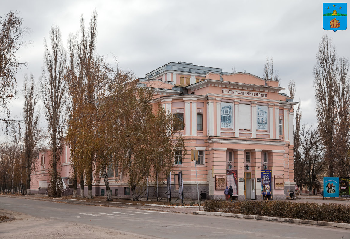 Борисоглебск. Здание бывшего Народного дома. Борисоглебский драматический  театр имени Чернышевского :: Алексей Шаповалов Стерх – Социальная сеть  ФотоКто