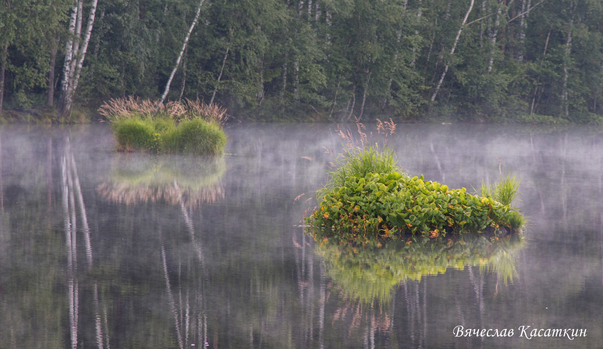 Туман на озере. Фото 4. - Вячеслав Касаткин