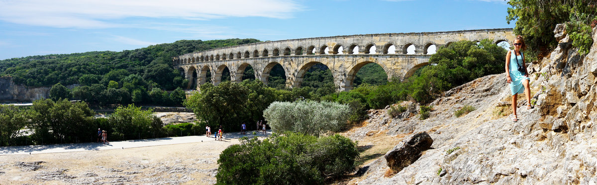 Пон-дю-Гар (Pont du Gard). Франция. - Виктор Качалов