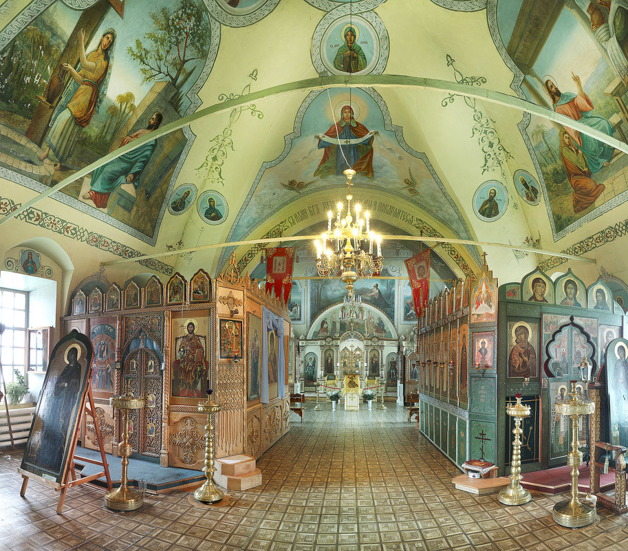 В монастырском храме с. Боровое - Борис Бусыгин