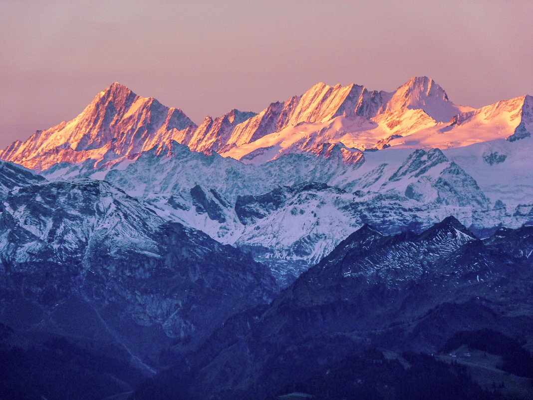 Рассвет в Альпах - Zifa Dimitrieva
