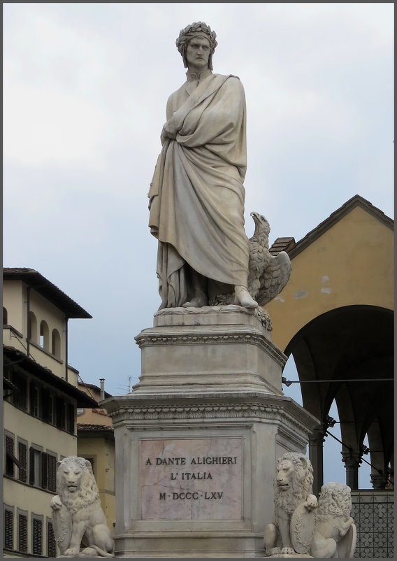 Флоренция. Памятник Данте Алигьери - Ирина Лушагина