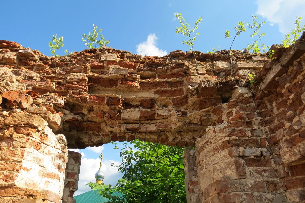 Развалины старой Троице-Сергиевской церкви - Георгий Кашин