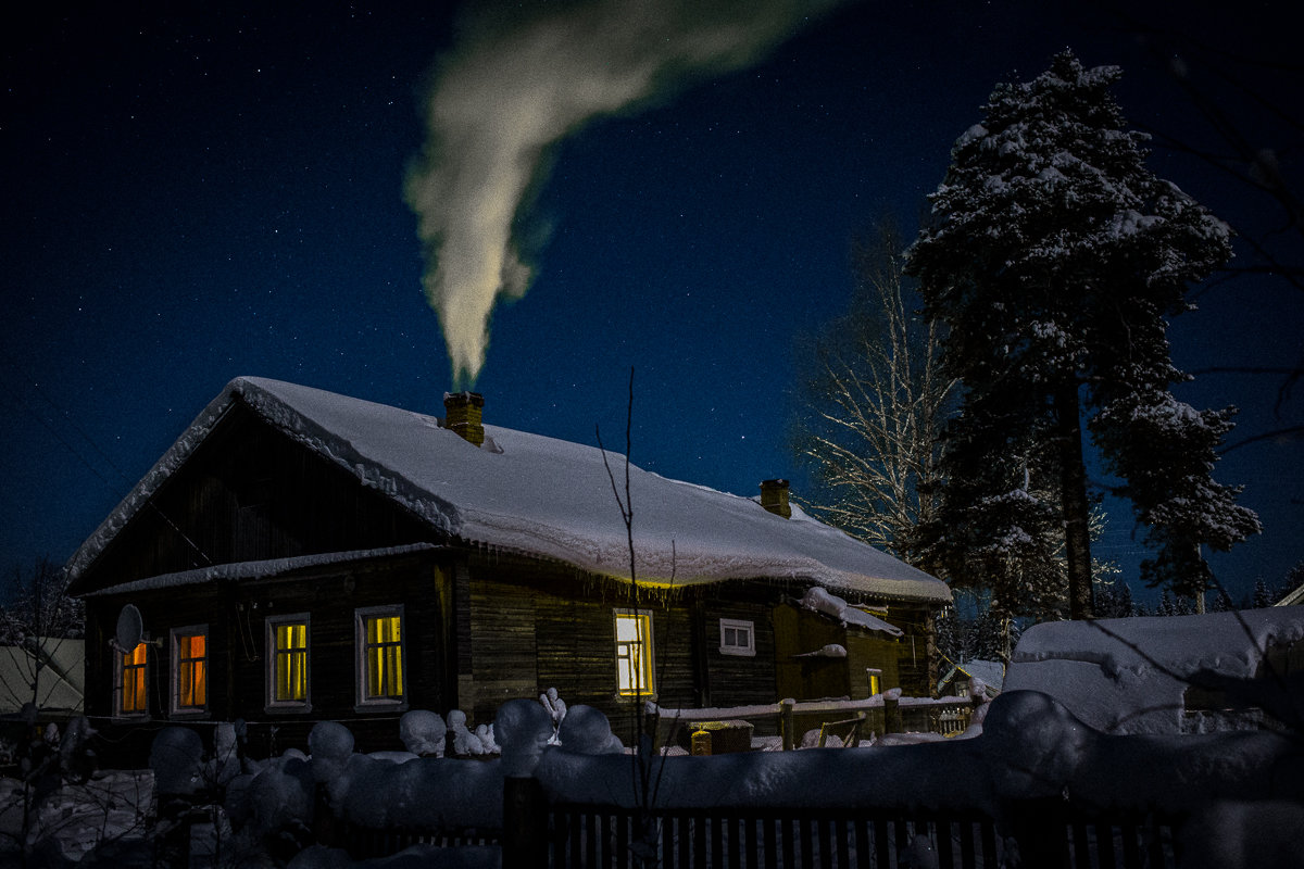 Морозная зимняя ночь - Сергей Смирнов