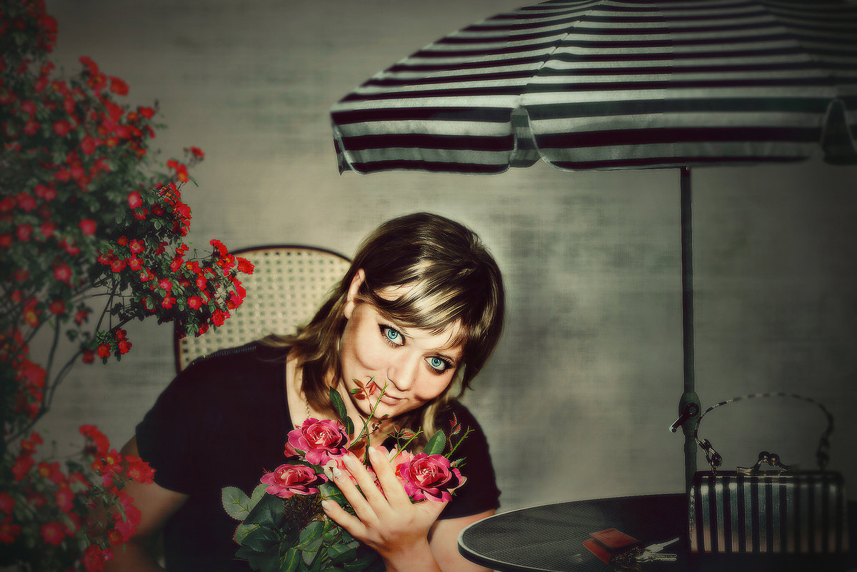 Танюша и цветы - Olga Zhukova
